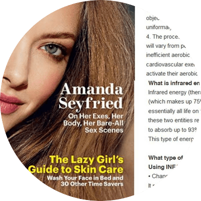 ALLURE magazine USA GET A SEXY BODY WITH INFRAFITX